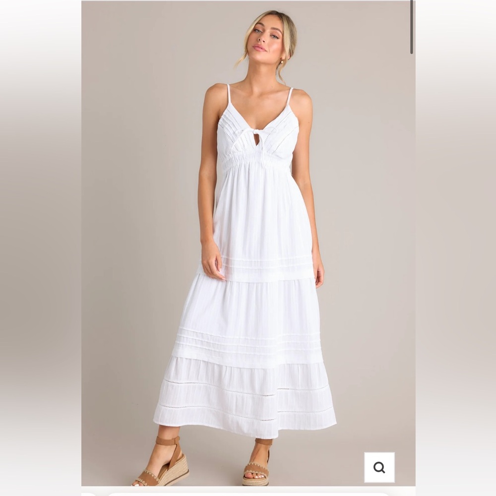 Z SUPPLY DIVINITY WHITE MIDI DRESS